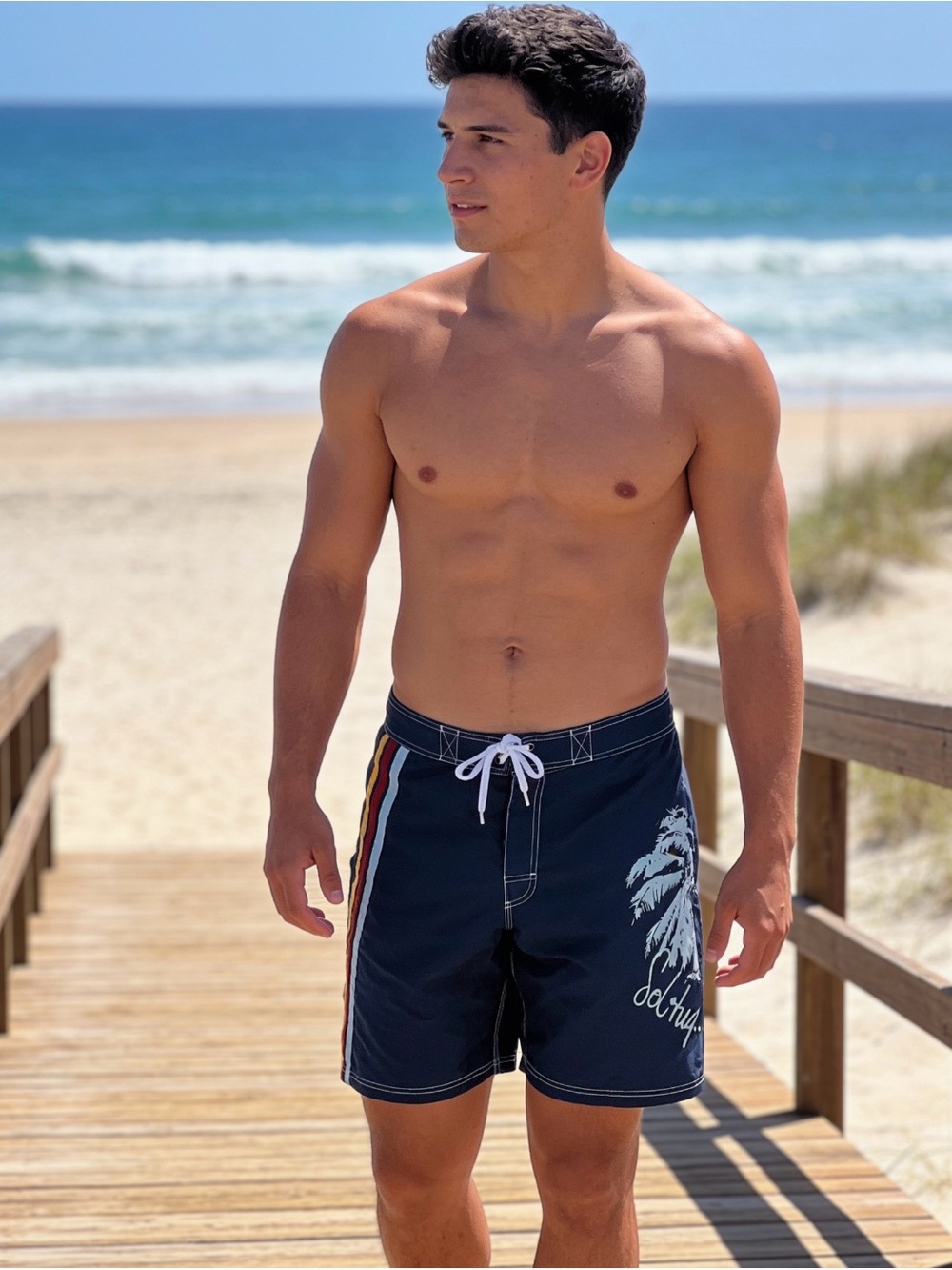 - Solitude mens board shorts